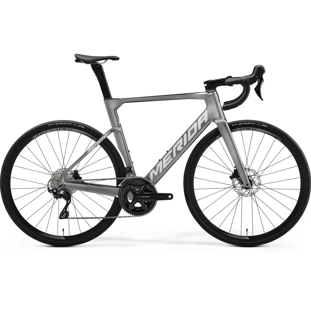 Bici Da Corsa Merida Reacto 4000 - XXS / Grey/Silver - bici da corsa